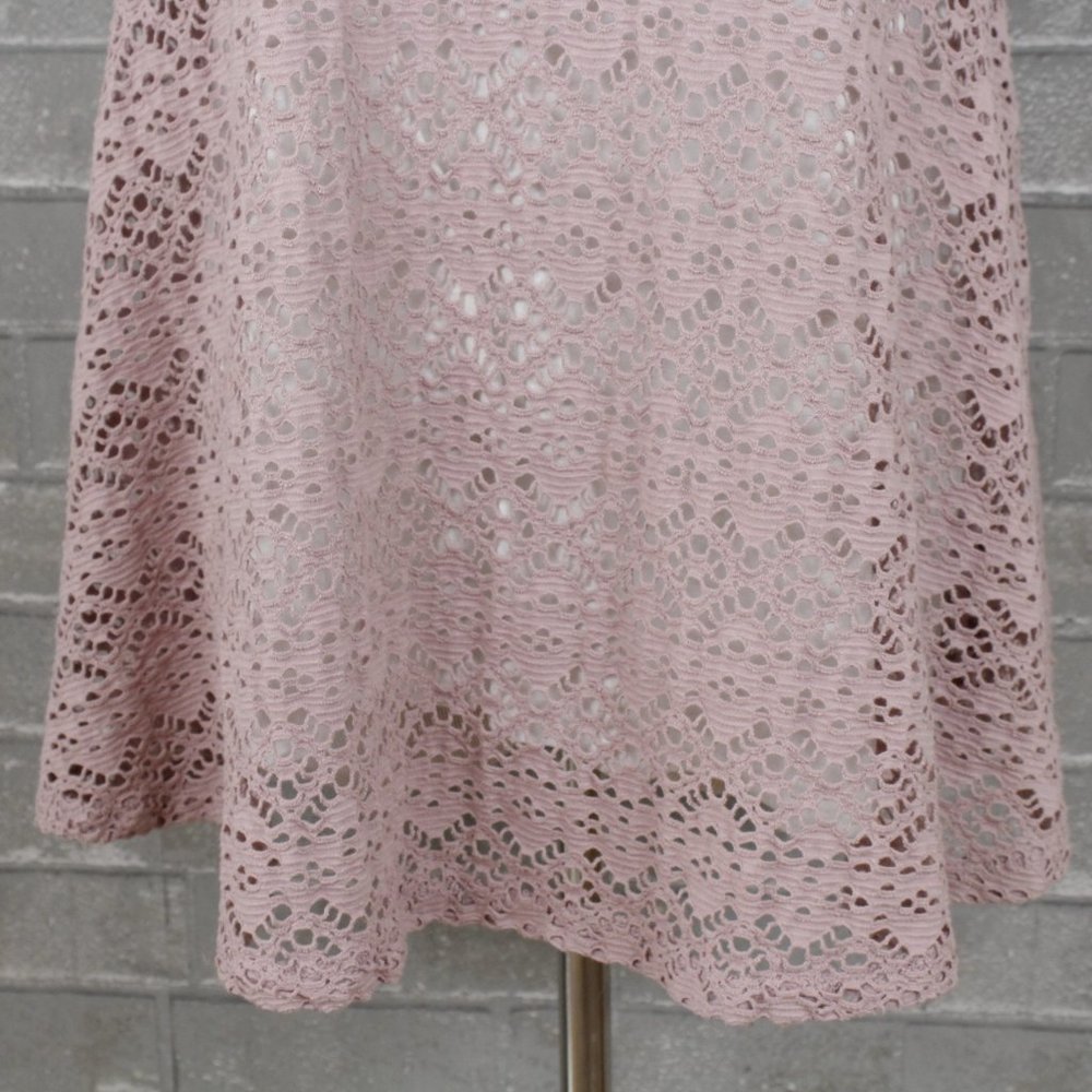 Anthro Deletta Purple Eyelet Tank Top - Picture 3 of 12